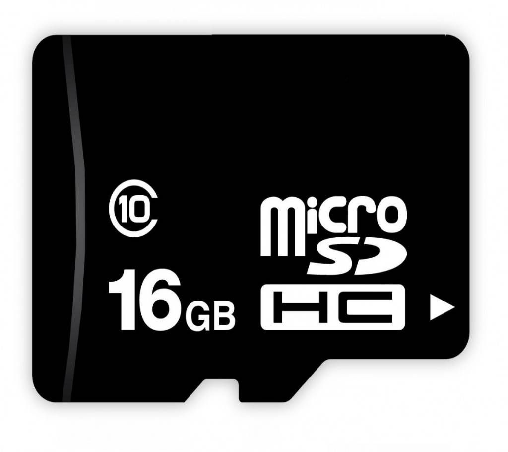 Micro SD memory card 16gb class-10 black