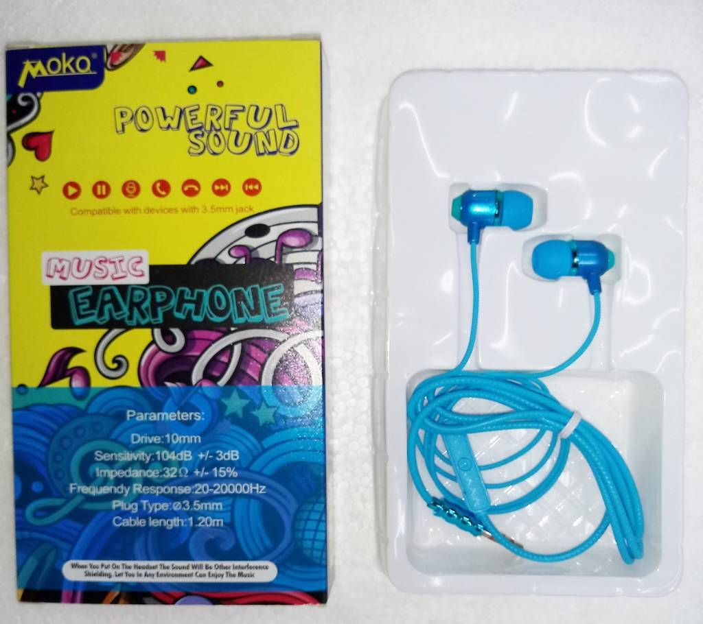 In-Ear Headphones Moko for All Phones