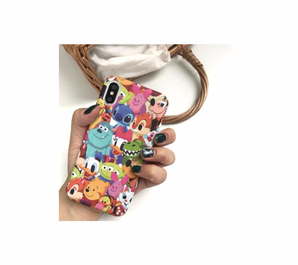Cartoon hard shell drop protection case for Iphone x