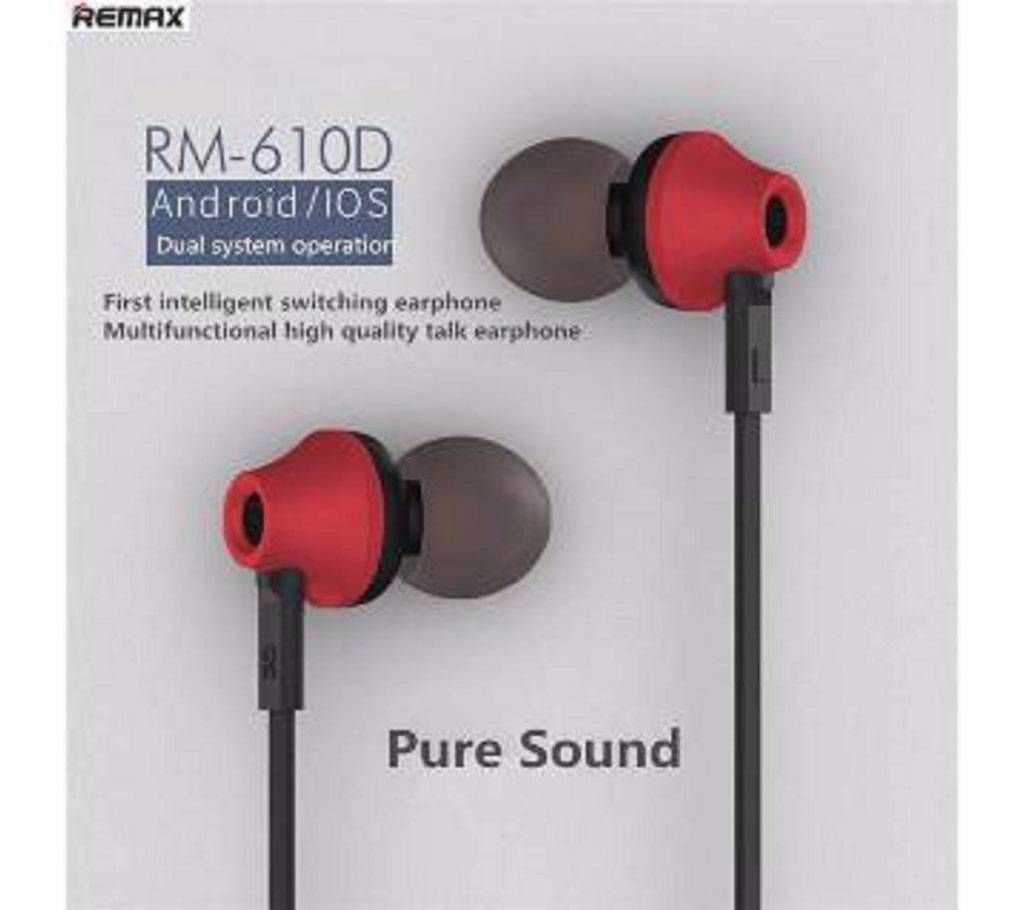 REMAX 610D stereo earphone 