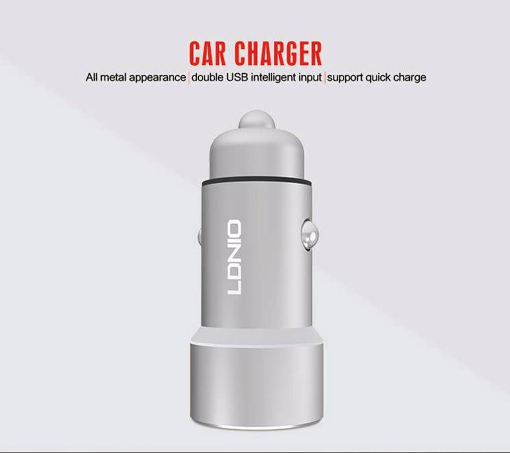 LDNIO Dual USB Output 3.6A Fast Car Charger 