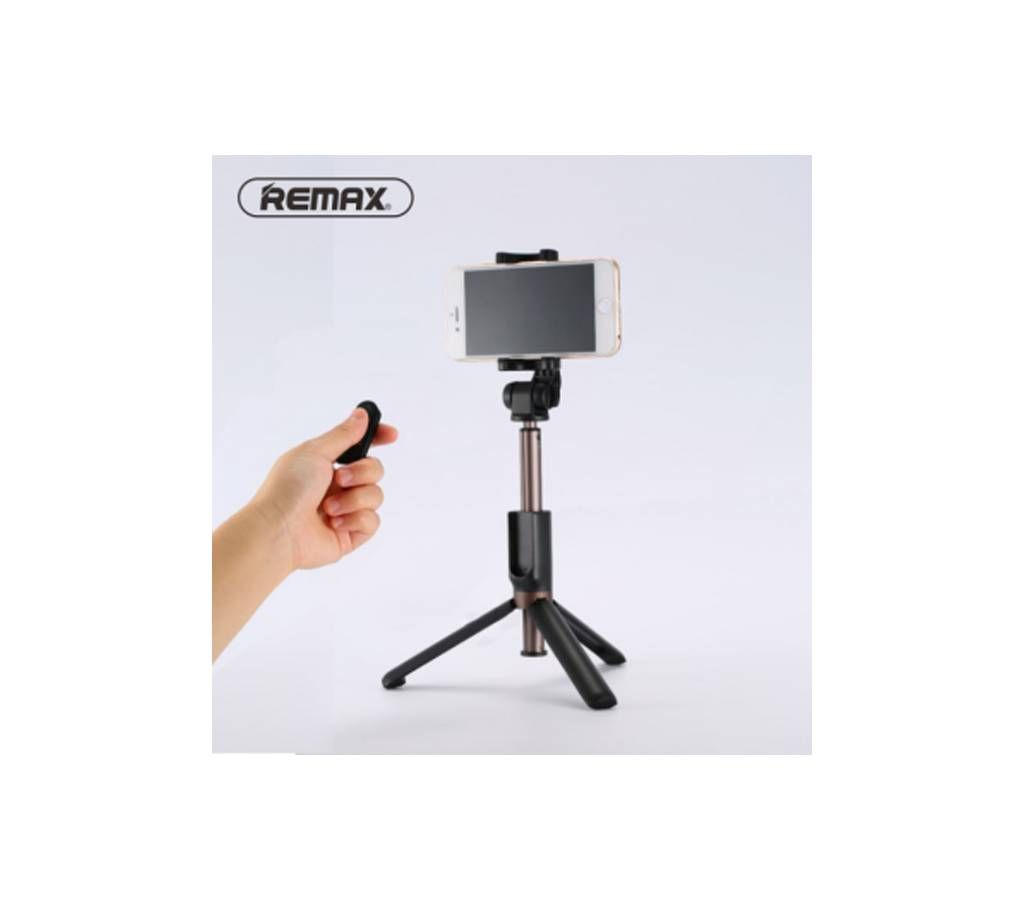 Remax P9 3 in 1 Bluetooth Mini Extendable Folding Tripod Selfie Stick