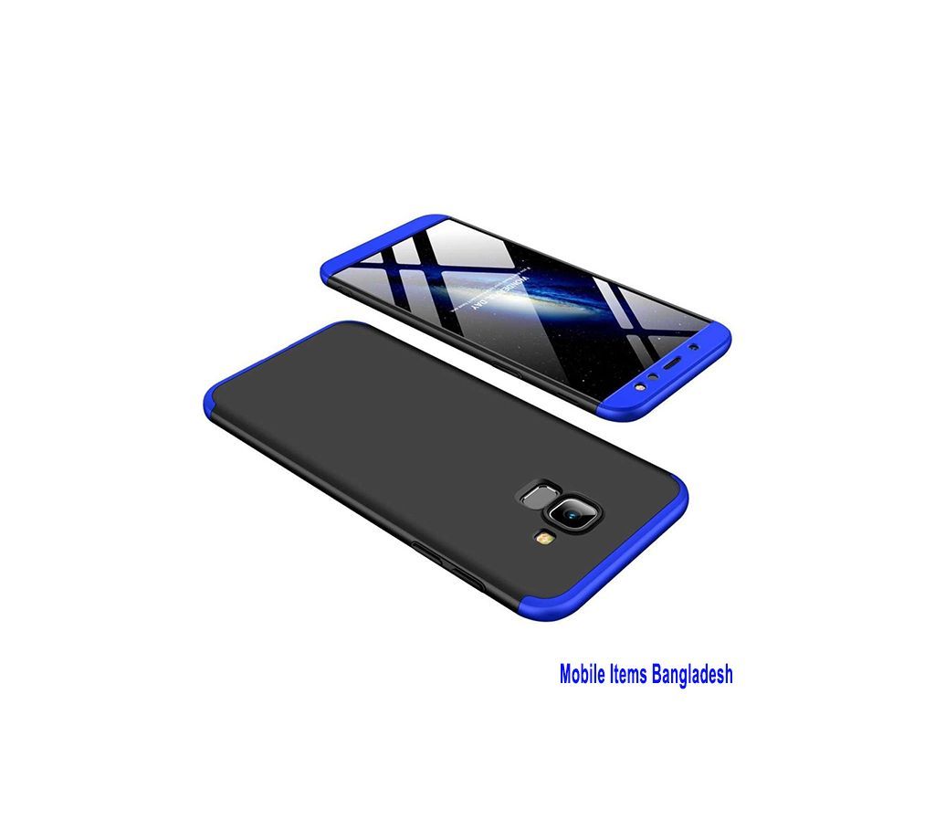Samsung Galaxy A6 2018 360 Degree Phone Case-Blue And Black