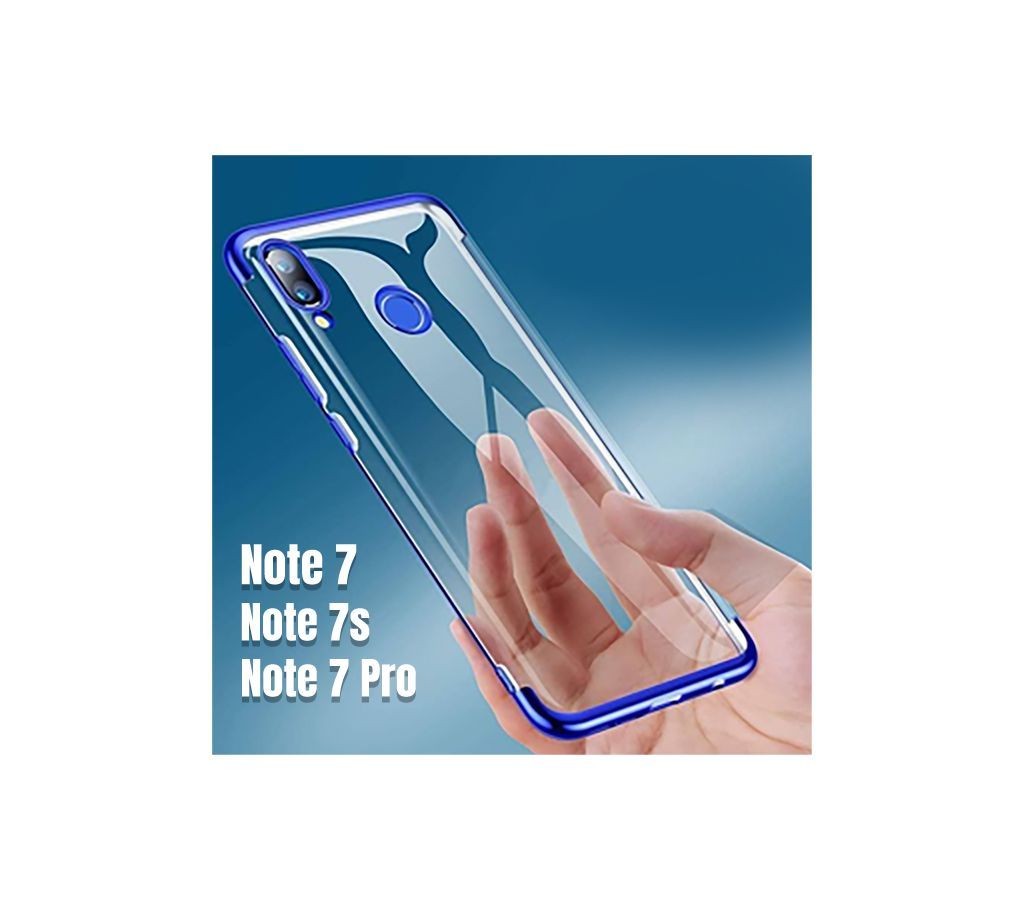  Soft Case Matte Slim Silicone Ultra Thin Phone Case Cover Electroplated Plating Casing mi Redmi Note 7 / 7S / 7Pro