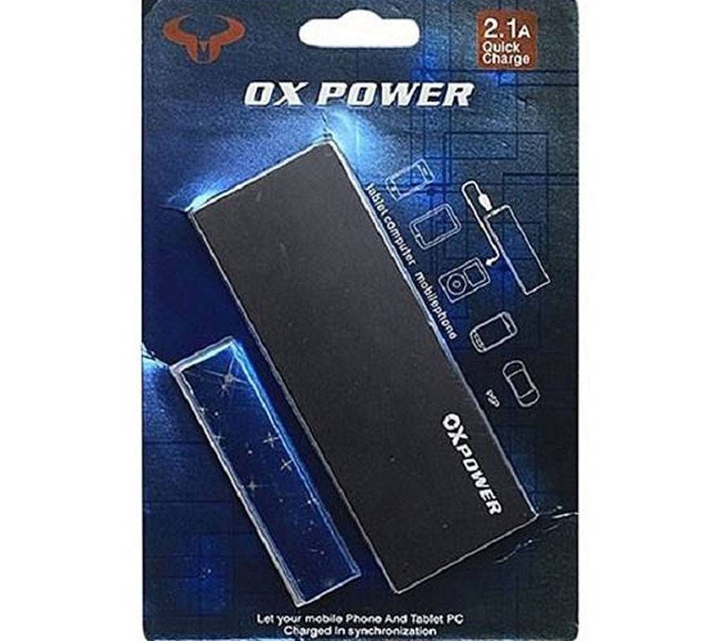 Ox Power Dual USB Power Bank 10000mAh