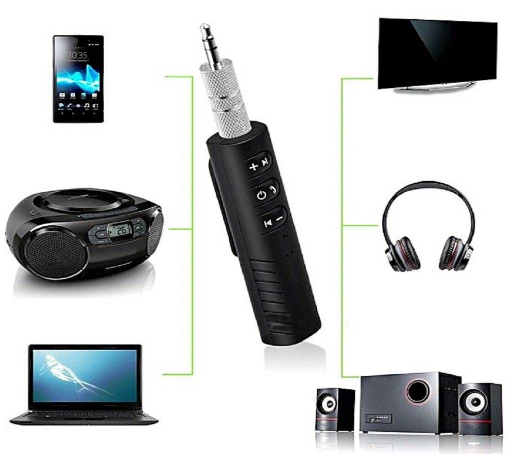 Wireless Bluetooth Music Receiver - Black