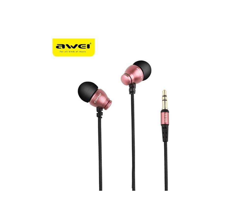 Awei ES-Q6 3.5mm Stereo Music Earphone