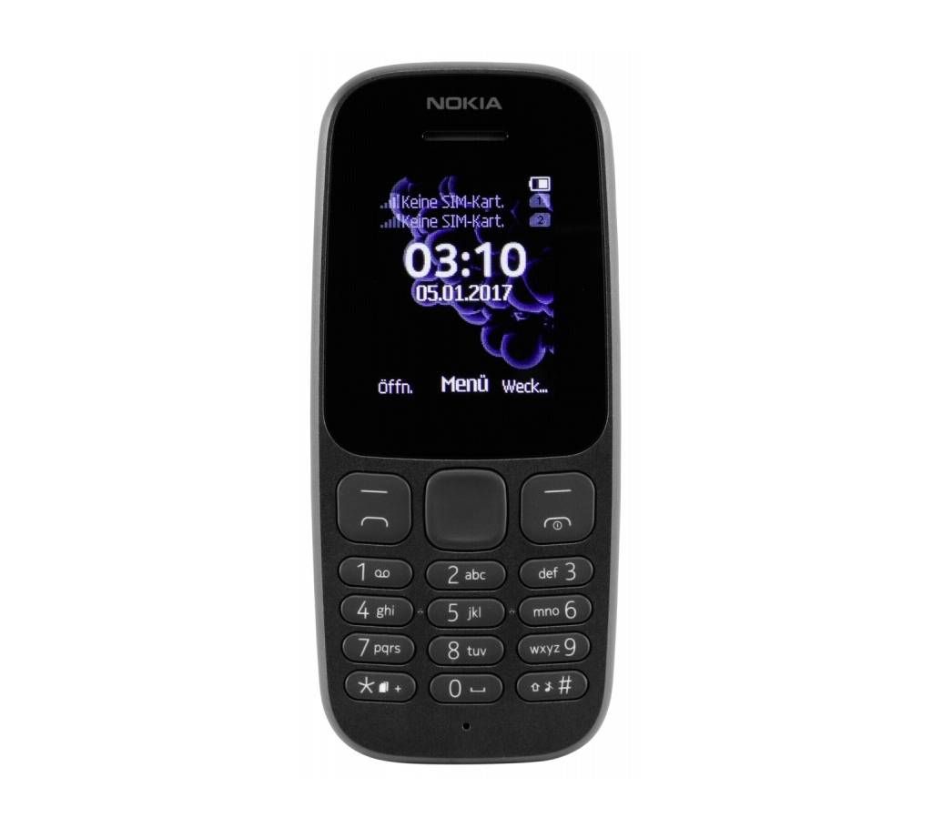 Nokia 105 Dual Sim Phone with warranty 