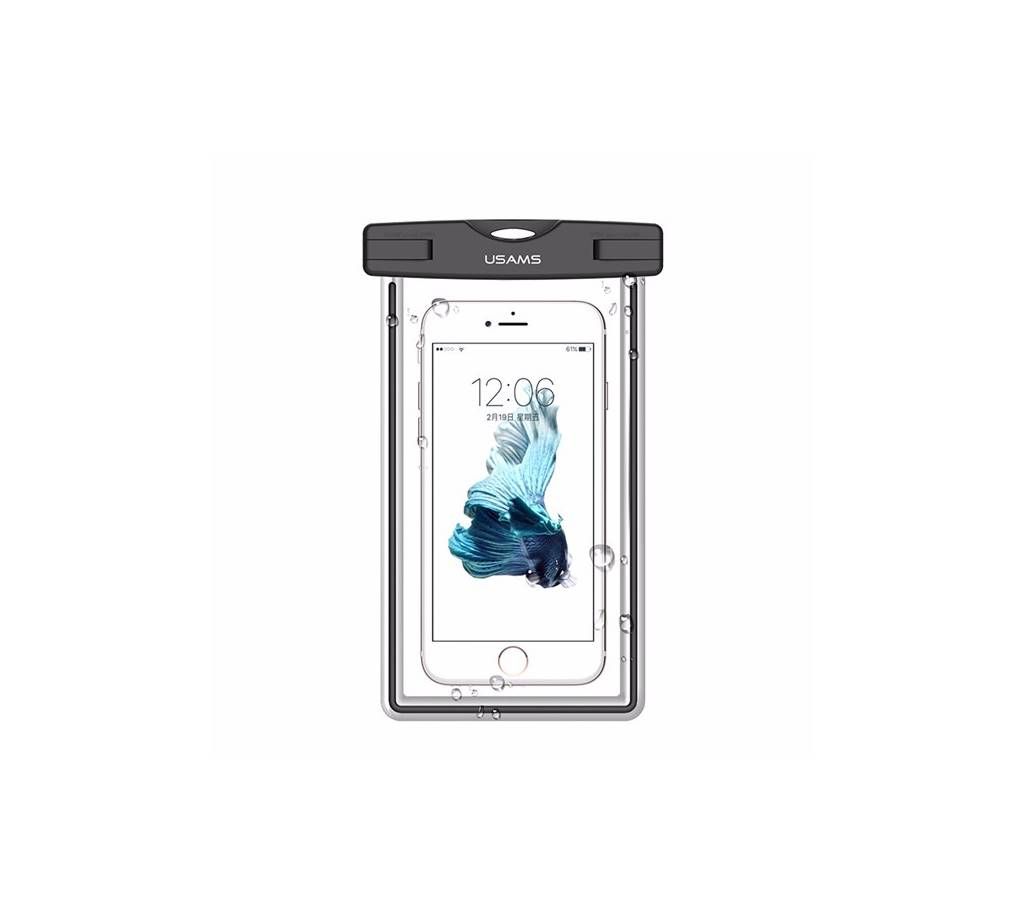 USAMS IPX8 Waterproof Transparent Bag for Cellphone - 6 inch