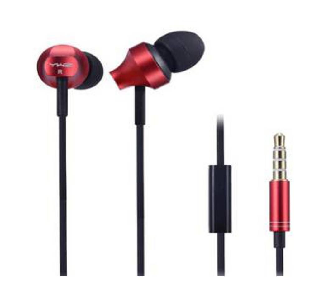 YWZ-89 SUPER BASE METAL EARPHONE-RED