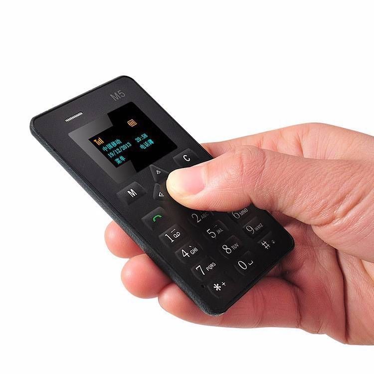 M5 Mini Card Phone - Single SIM
