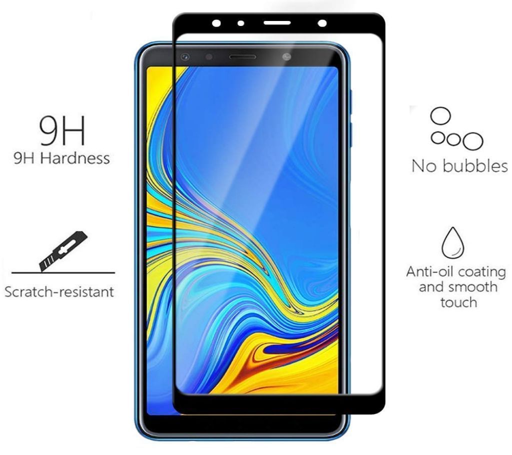 6D Glass Screen Protector 9H for A7 2018