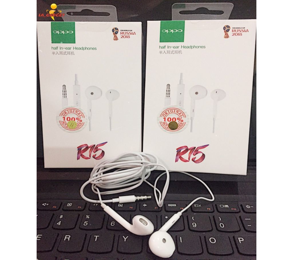 OPPO R15 Original In-Ear Headphone / Earphones