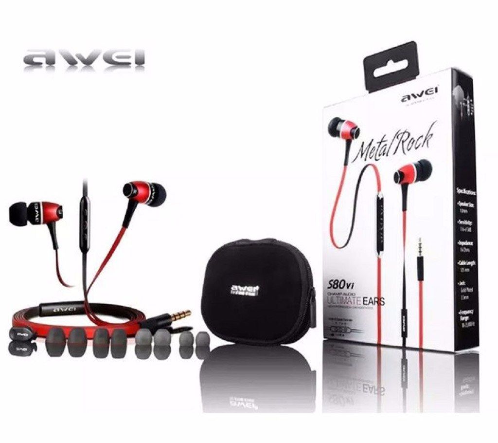 Awei S80vi Metal Earphone with Mic