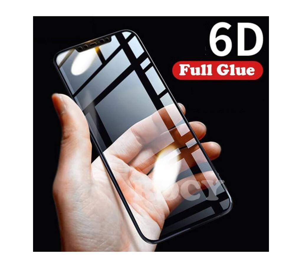 6D Curved Edge Tempered Glass For Redmi 5 Plus-Black