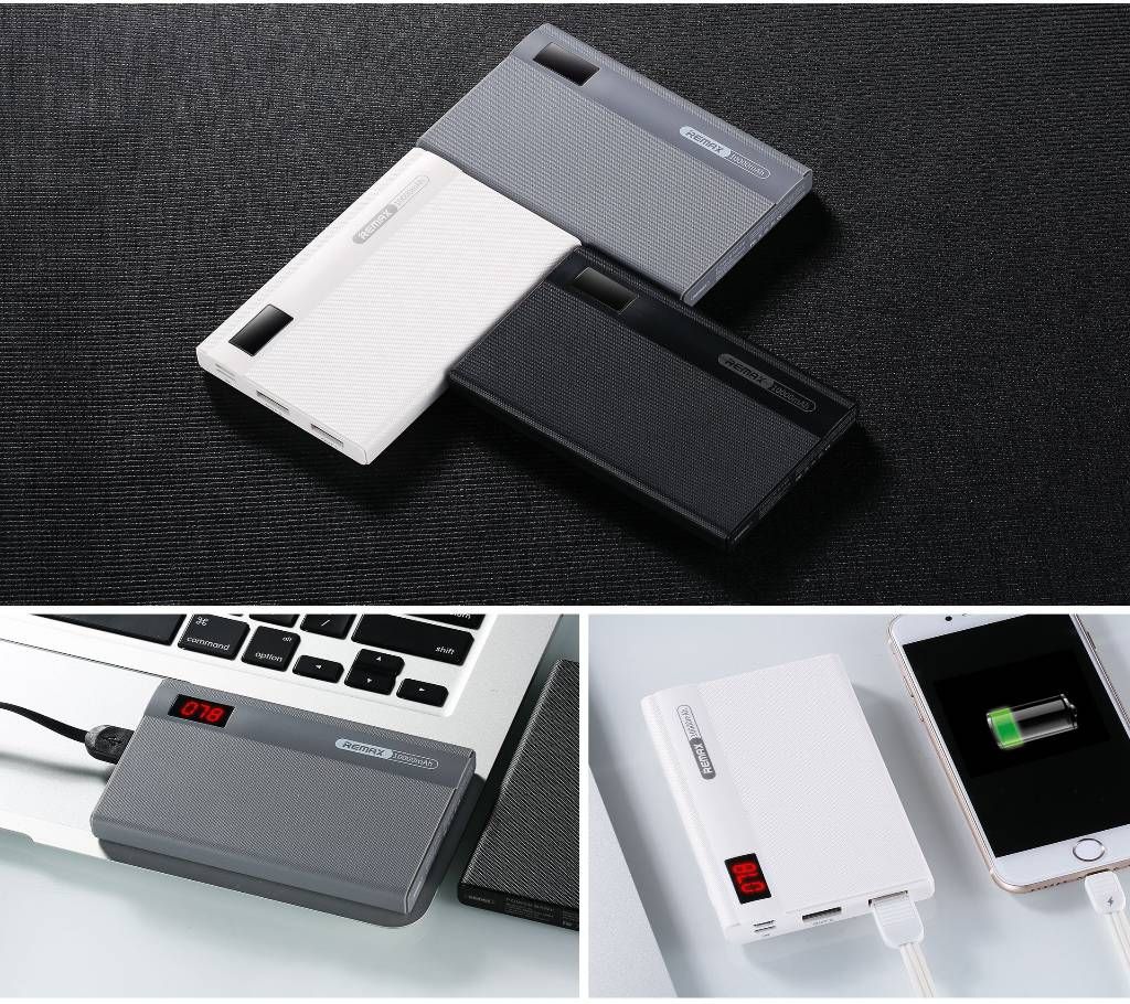 Remax RPP-53 Linon Pro 10000 mAh  Power Bank Portable Charger Android iPhone Samsung IOS