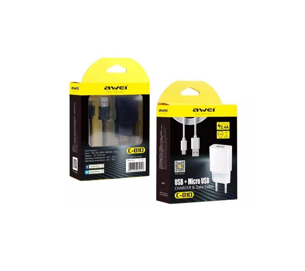 AWEI C-810 Charger & Data Cable ,Micro USB