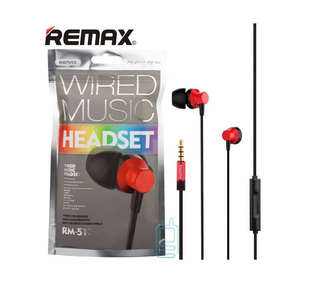 Remax RM-512 Earphones