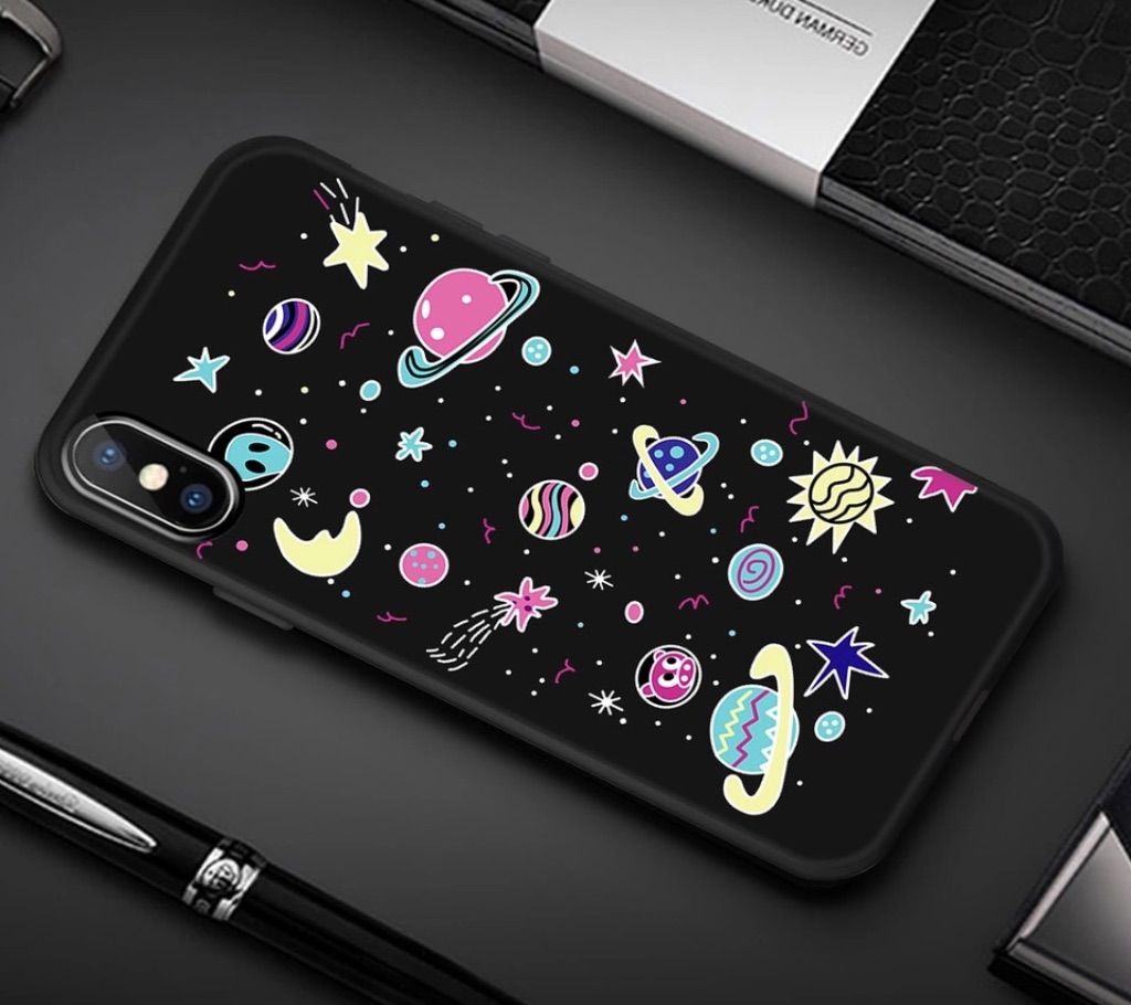 Black Silicone Mobile Back Cover