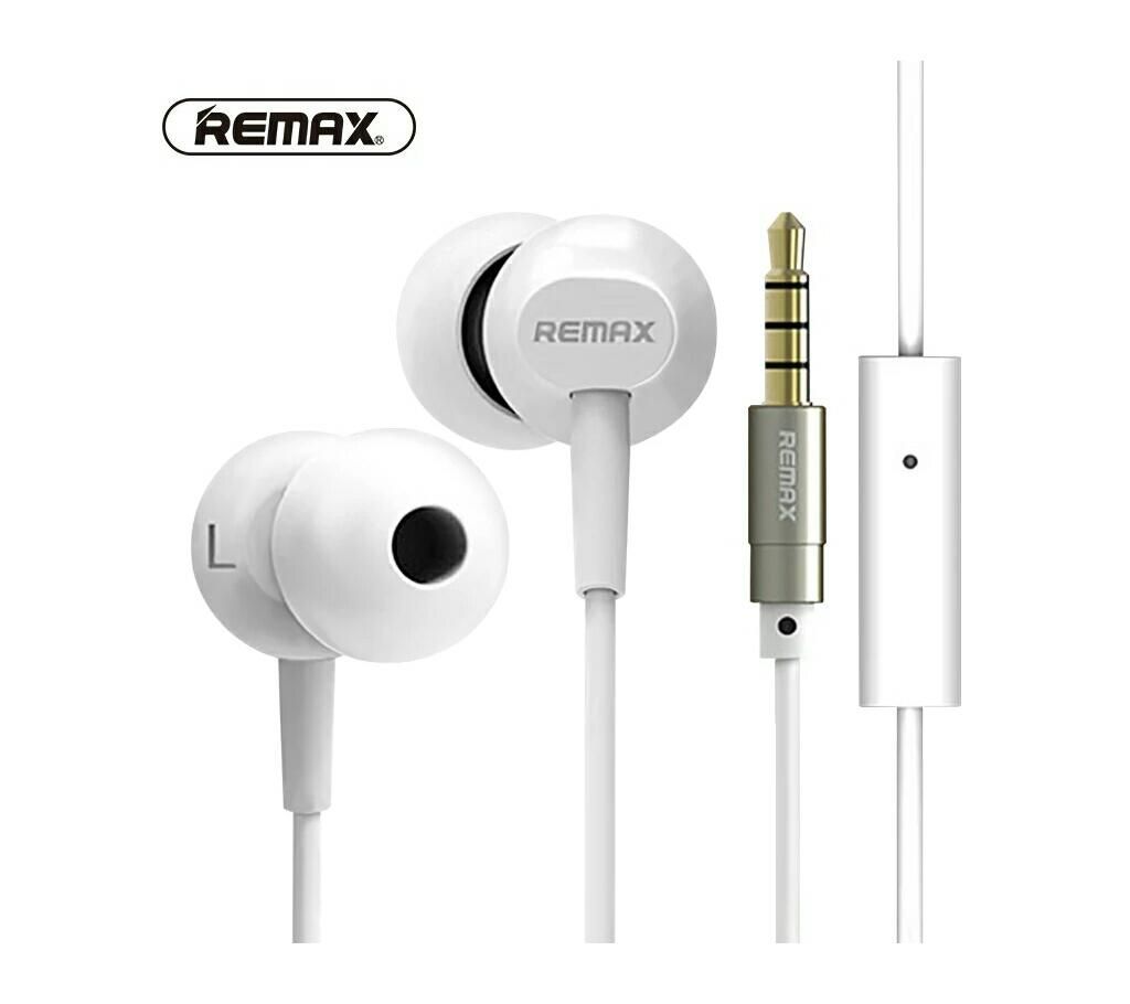 Remax RM 501 In Ear Earphone Stereo Headset BASE - White Color