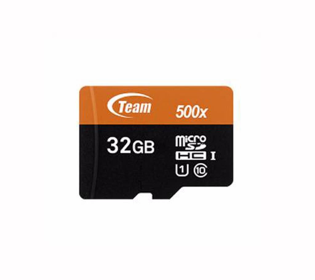 Team 32GB 500X Memory Card