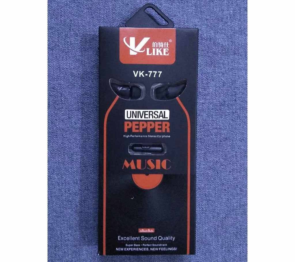 V Like Vk-777 High Performance Earphone