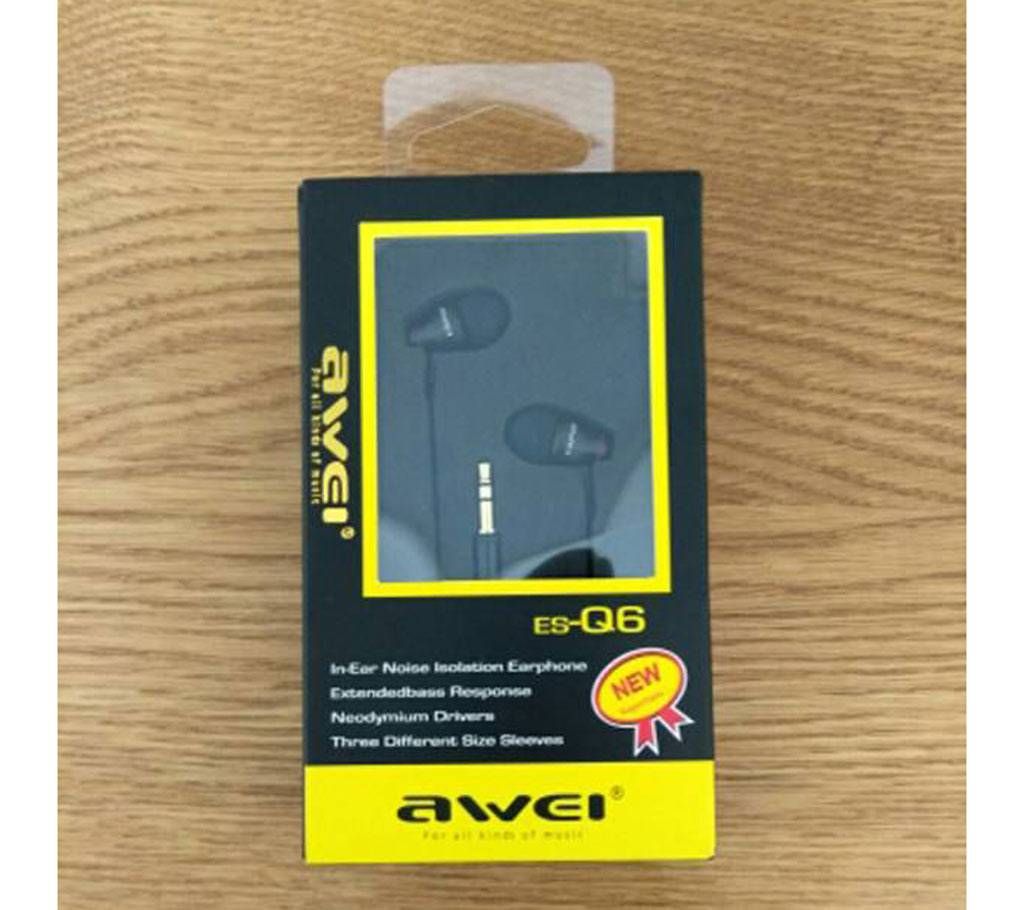 AWEI Q6 Super Bass Earphone