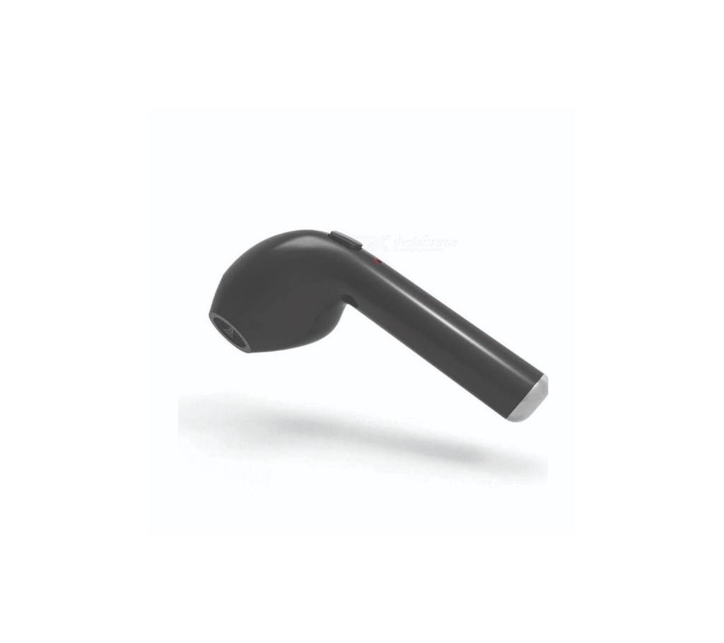 i7 Mini Bluetooth Earphone Single Black