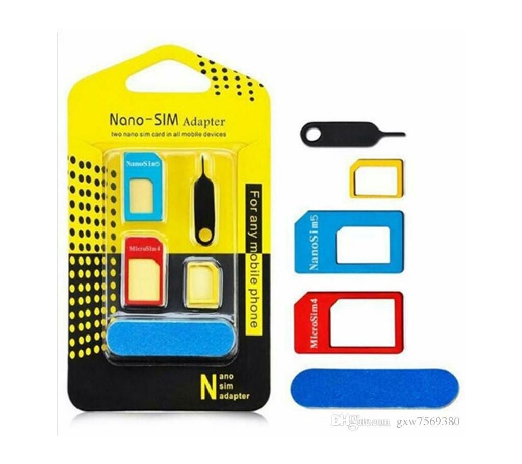 5 in 1 Metal Nano Sim Card