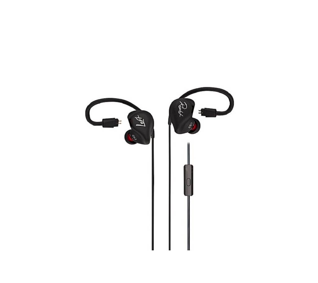 KZ ZS3 - Noise Cancelling In-Ear Earphone - Black