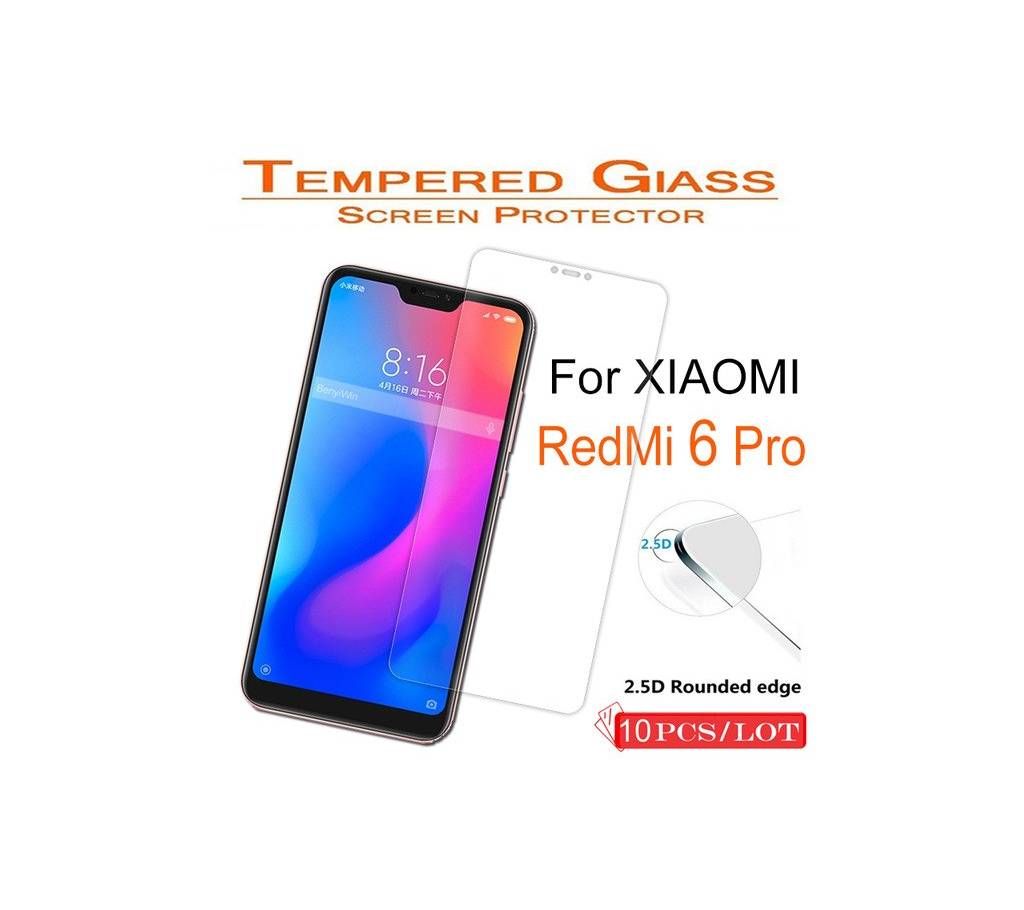 Redmi 6 5D Glass Screen Protector Transparent