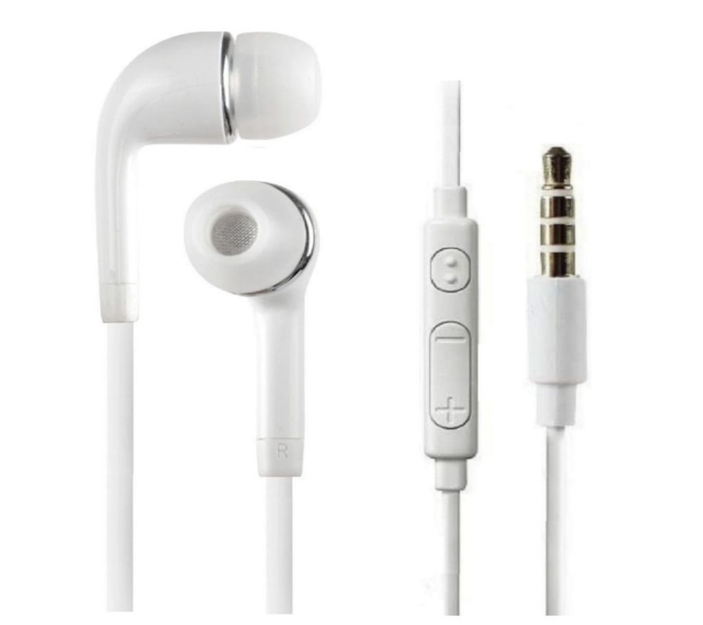 High Quality Wired Earphone_ White