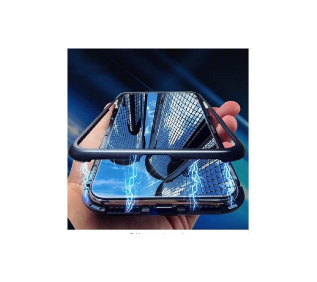 Original 360 Metal Case For Samsung Galaxy M20 -Blue