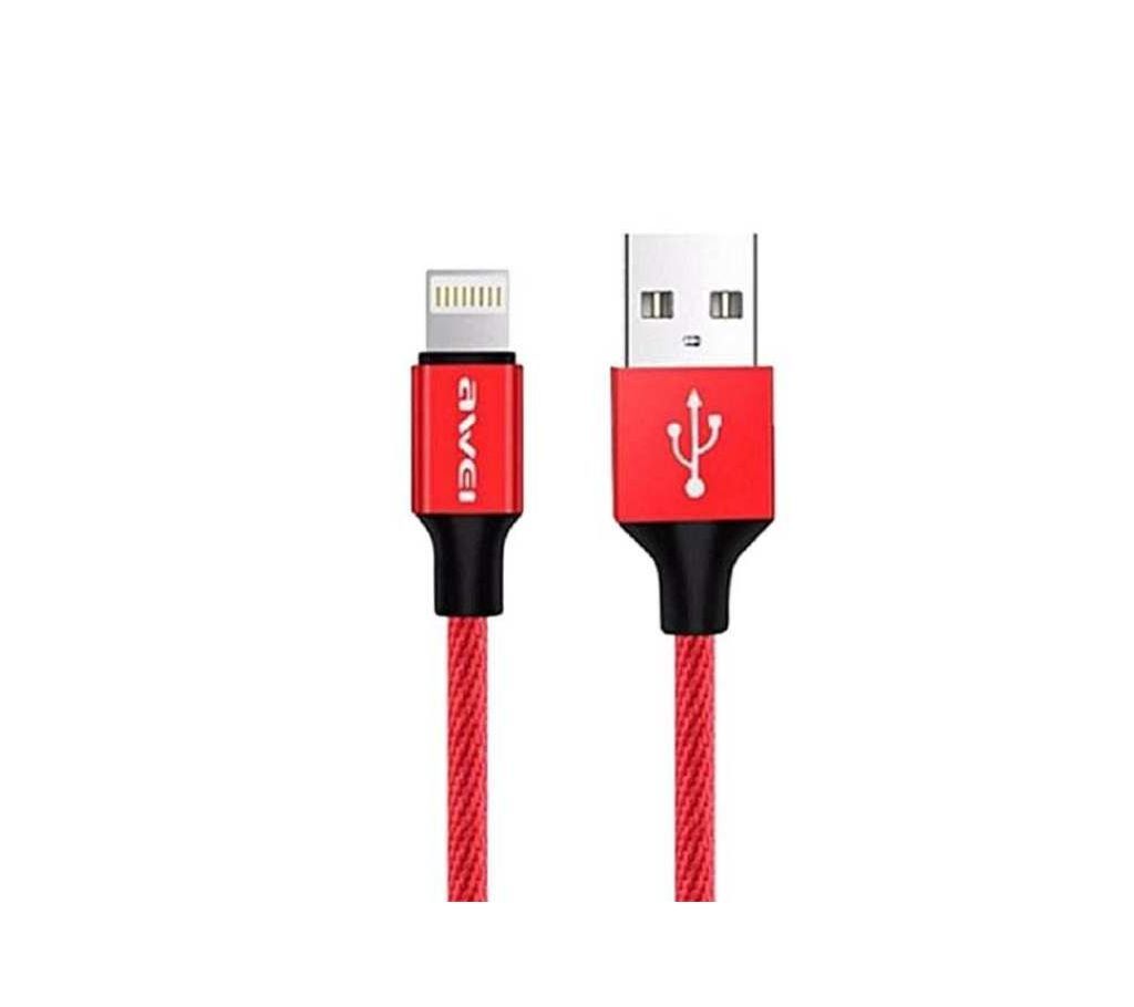 CL-60 1M Lightning Data Cable For iphone - Black and Red