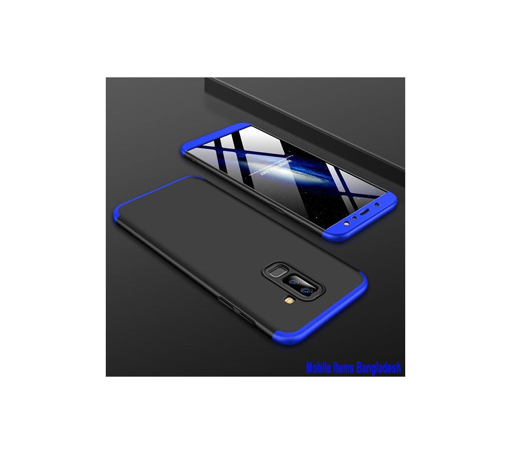 Samsung Galaxy A6 Plus 360 Degree Phone Case-Blue And Black