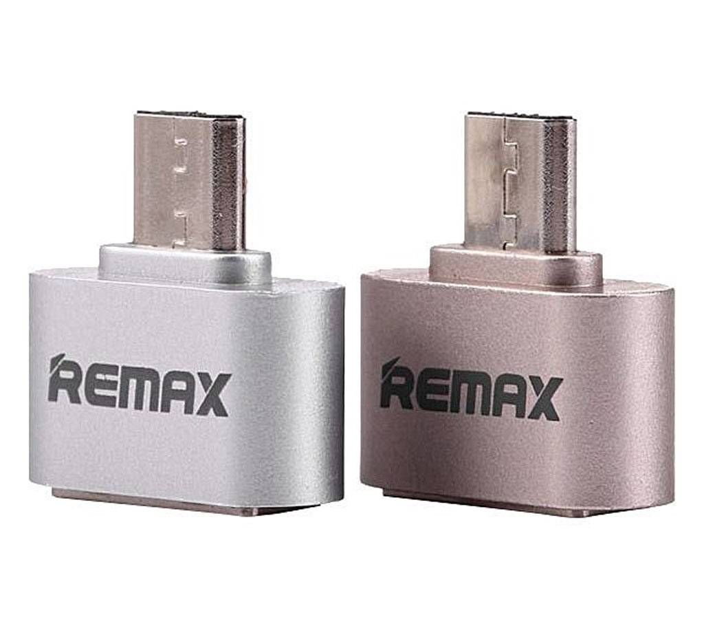 REMAX RA-OTG USB Micro USB OTG Plug - Gold