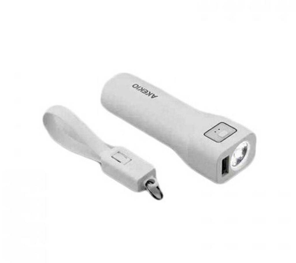 3600 mAh Power bank with flash light 