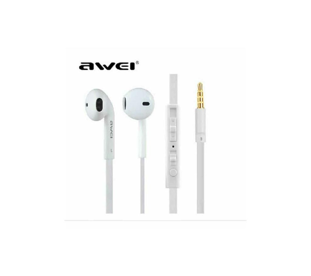 AWEI ES15 hi Stereo Earphones 3.5 mm Jack universal remote and Mic
