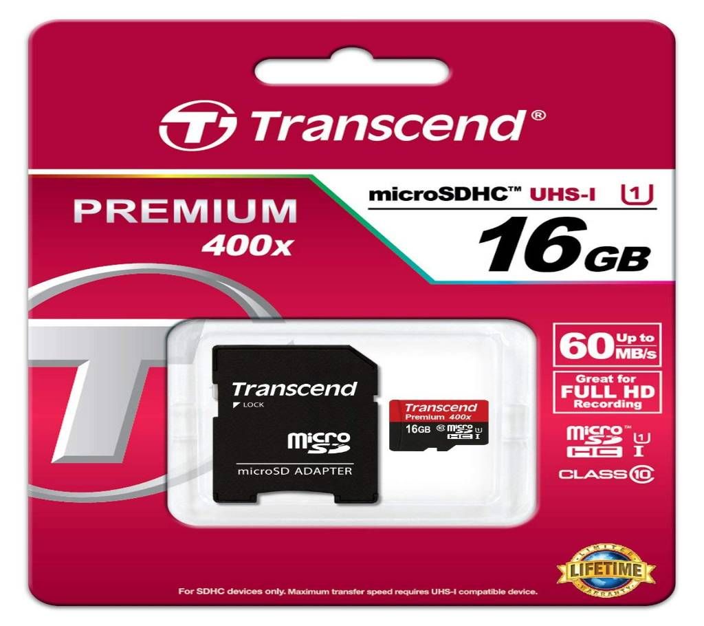 Transcend 16 GB Memory Card