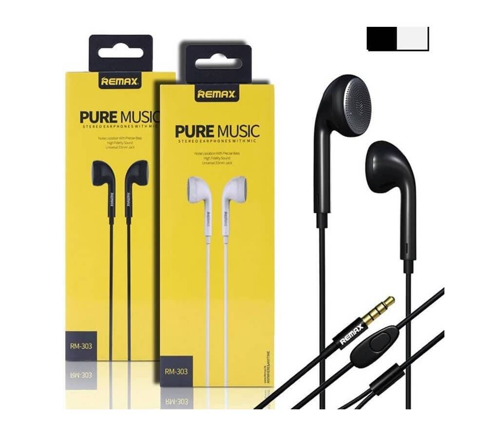 Remax RM-303 Earphone (Black)