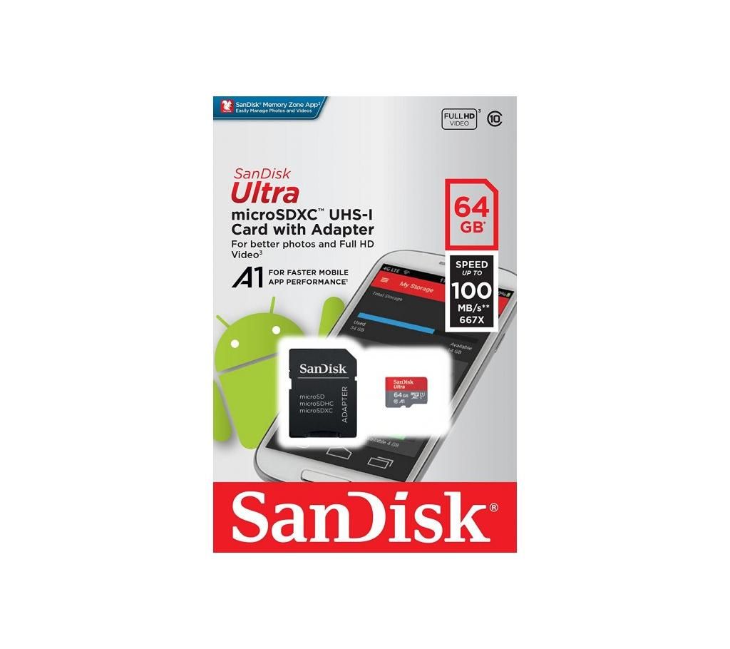 SanDisk Ultra Micro SD Card - 64 GB