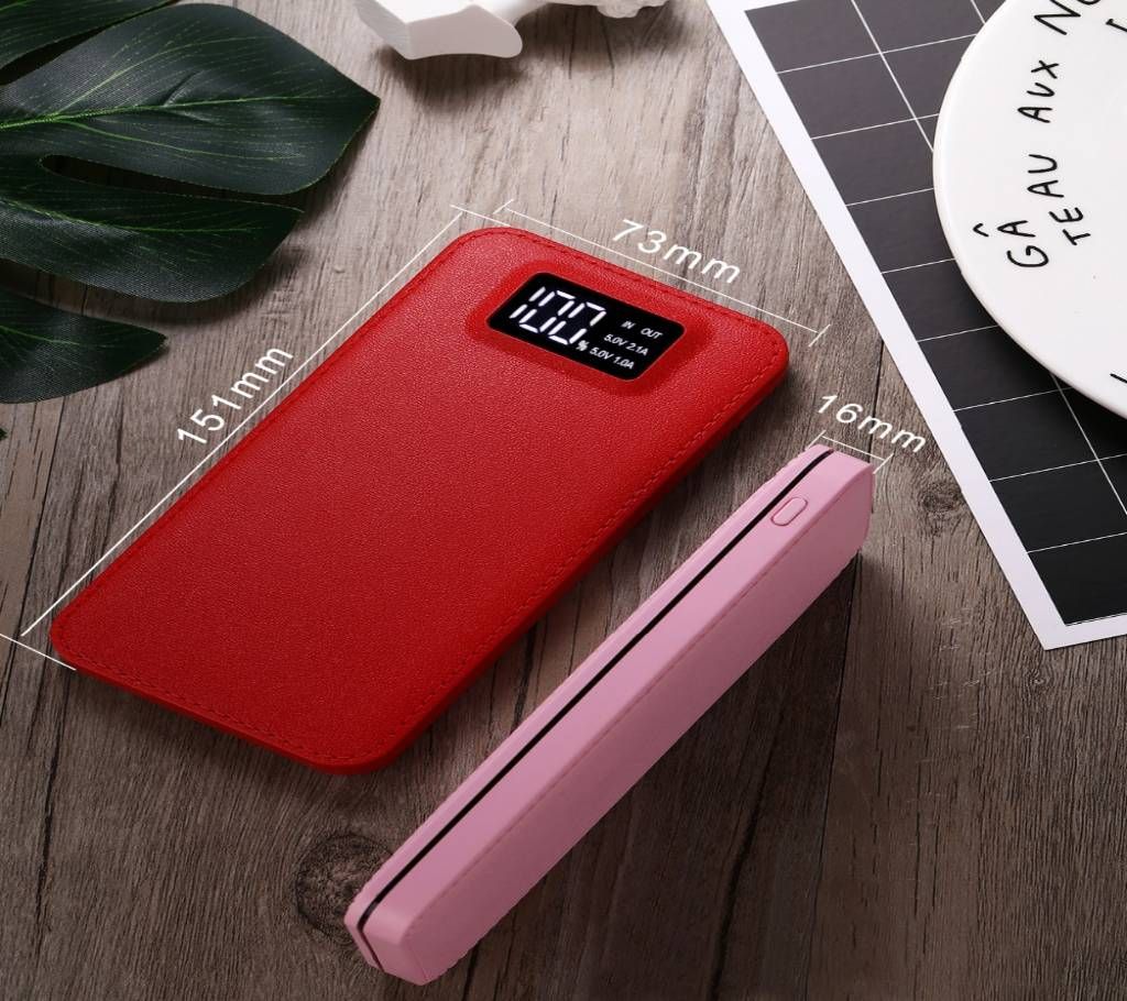 original 30000mah Power Bank External Battery 2 USB LCD Powerbank Portable Mobile Phone Charger for Xiaomi iphone7 8 X