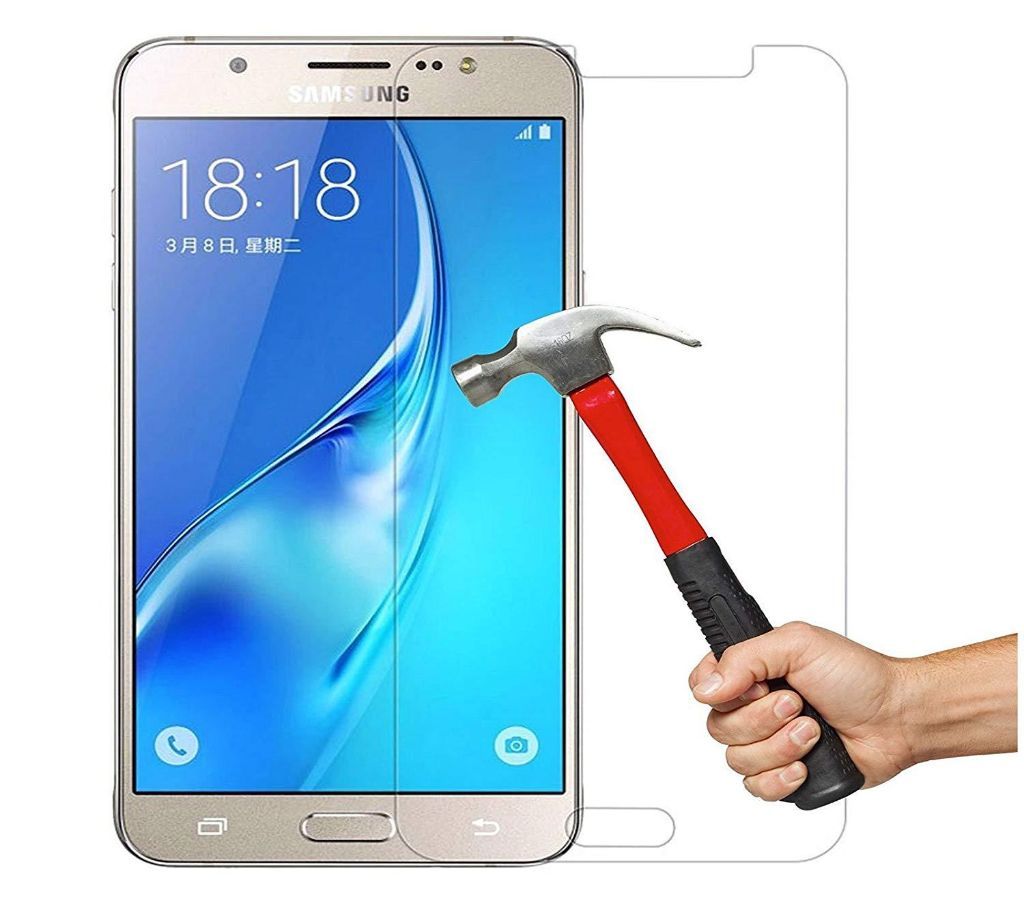 Samsung Galaxy J7 2016 Tempered Glass , Screen Protector Samsung Galaxy J7 Tempered Glass Full HD Heavy Duty Hybrid Hard GLASS