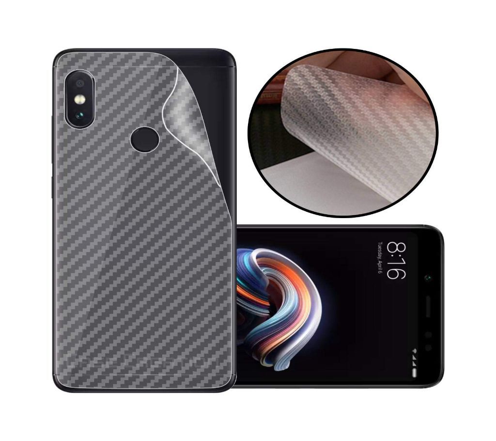 Carbon Fiber Protector for Xiaomi Redmi Note 5 Pro - Transparent