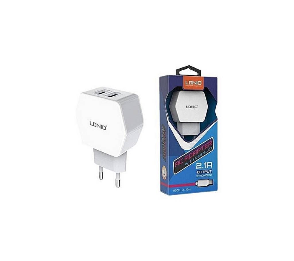 DL-AC61 2.1A Dual USB Travel charger