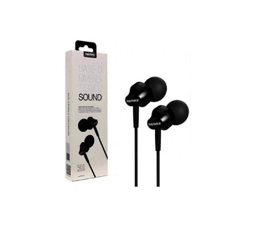 Remax RM501 Earphone-Black