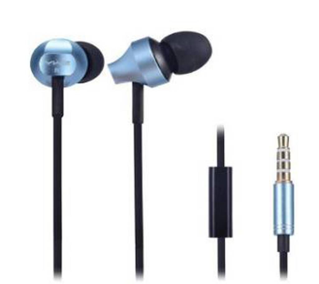 YWZ-89 SUPER BASE METAL EARPHONE-BLUE