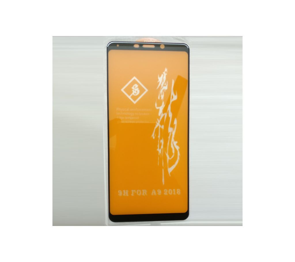 9H Full Cover 6D Tempered Glass Protector For Samsung Galaxy A9 (2018)