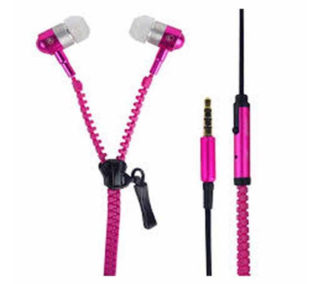 Zipper Shaped ear Phone