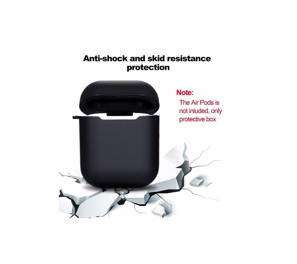 Wireless Charging Soft Anti-Knock Silicone Protective Cover for Air Pods